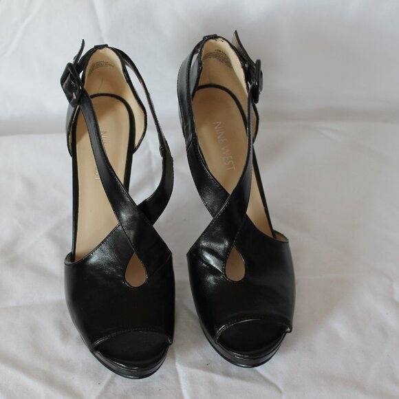 NINE WEST 6.5 platform sandal heel - Picture 2 of 4